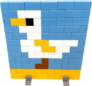 Ikonka Little Architect - Build a Picture 900 el. Klocki konstrukcyjne 9