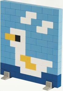 Ikonka Little Architect - Build a Picture 900 el. Klocki konstrukcyjne 10