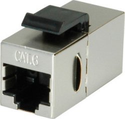 Adapter AV Triton VALUE Łącznik RJ-45, Keystone, ekranowany, kat. 6 (klasa E) 1