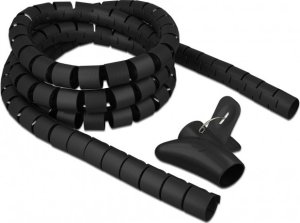 Organizer Delock DELOCK Spiralschlauch m. Einziehwerkzeug 2,5m x 30mm schwarz 1