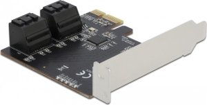 Kontroler Delock DELOCK 4 Port SATA PCI Express x1 Karte Low Profile Formfakt 6