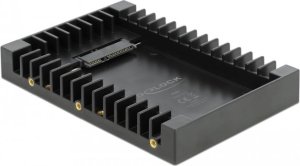 Kieszeń Delock DELOCK 3.5 Einbaurahmen für 2.5 SATA Laufwerk schwarz 1