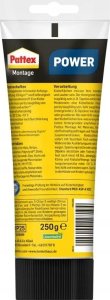HP Pattex Kleber montażowy Tuba 250g 2