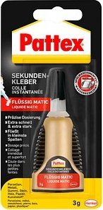 Pattex Klej sekundowy Matic płynny, butelka aplikacyjna, 3g 2