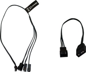 Alphacool Alphacool Digital RGB LED Y-Kabel 3-fach mit JST-Stecker, schwarz - 30cm 1