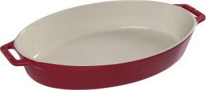 STAUB Staub Oval Dish Ceramic, oval, Red , 37cm 1