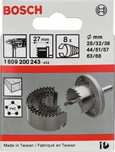 Bosch SET 8-PC HOLE SAWS FOR WOOD D 25,0-68,0 1