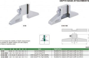 Insize PODSTAWKA DO GLEBOKOSCIOMIERZA 2