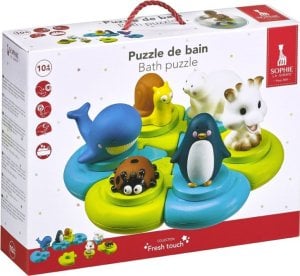 Sophie la Girafe PUZZLE DO ZABAWY W KĄPIELI WRAZ Z ŻYRAFĄ SOPHIE 1