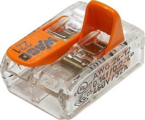 Szybkozłączka WAGO COMPACT 2x4mm² 100-sztuk (221-412) 3