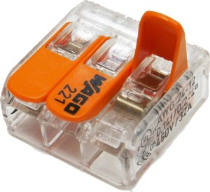 Szybkozłączka Wago 3x0,2-4mm2 klik 221-413 50szt 2