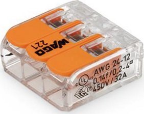 Szybkozłączka Wago 3x0,2-4mm2 klik 221-413 50szt 5