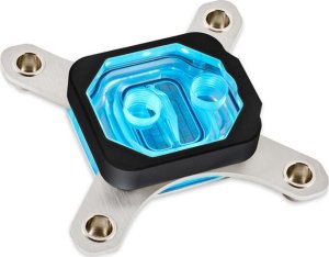 Chłodzenie CPU Aqua Computer aqua computer cuplex kryos NEXT RGBpx schwarz LGA 1700 - Acryl/.925er Silber 1