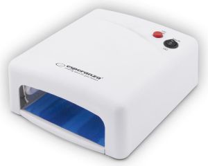 Lampa do paznokci Esperanza Lampa do paznokci UV Saphirre lakier żelowy, hybrydowy biała (EBN001W) 2