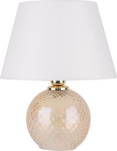 Lampa stołowa Zumaline Zuma Line Goldi 5587 lampa stołowa lampka 1x60W E27 biała/złota 1