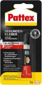 Pistolet do kleju Pattex Pattex Sekundenkleber Glas, Tube mit 3g, 9H PSV1C 1