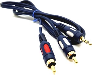 Kabel Vitalco KABEL Jack-2rca jack 3,5mm - 2 chinch 3m łezka 1