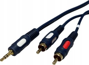 Kabel Vitalco KABEL Jack-2rca jack 3,5mm - 2 chinch 3m łezka 3