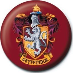 Pyramid PRZYPINKA HARRY POTTER GRYFFINDOR 2,5cm 1