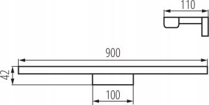 Kinkiet Kanlux WALL LIGHT ASTEN IP44 15W-NW-B 26685 7
