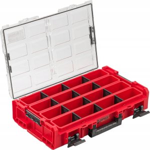 Qbrick Organizer with extra long containers Qbrick System ONE 2.0 ORGANIZER XL LONG BIN RED Ultra HD 1