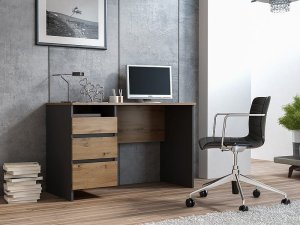 Biurko SIGNAL MEBLE B-005 Brązowe 120 cm x 55 cm 2