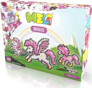 Krups Klocki Meli Minis Pony 3w1 1000 el. 1