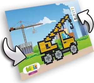 Meli Klocki Meli Minis Build 2w1 Dźwig i Spychacz 500 el. 7