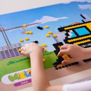 Meli Klocki Meli Minis Build 2w1 Dźwig i Spychacz 500 el. 8