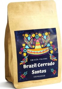 Kawa ziarnista Świeżo Palona Brazil Cerrado Santos Natural 250 g 1