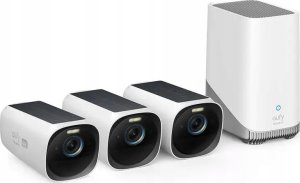 Kamera IP Canyon eufyCam S330 (eufyCam 3) - Videoserver + Kamera(s) - drahtlos (Wi-Fi) - 3 Kamera(s) - CMOS - Schwarz, weiss 1