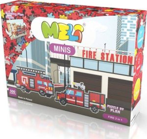 Meli Klocki Meli Minis Fire 2w1 - 500 el. 1