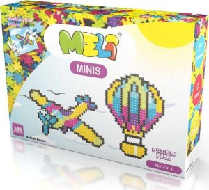 Meli Klocki Meli Minis Fly 2w1 Samolot i Balon 500 el. 1