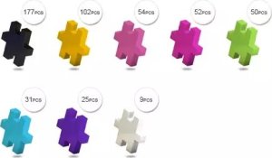 Meli Klocki Meli Minis Fly 2w1 Samolot i Balon 500 el. 5