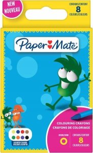 Paper Mate PAPER MATE Wachsmaler Kids Colouring Bunt 8er M Blister 1