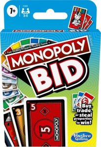 Hasbro Card game HASBRO Monopoly Bid 3