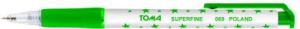Toma Długopis Superfine 0,5mm zielony TOMA (134481) 1