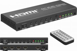 Triton HDMI 4x1 Multi-Viewer Switch rozgałęźnik jeden ekran z 4 kamer 1