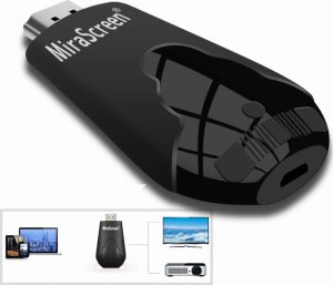 Adapter USB Zenwire MiraScreen K4 czarny 2.4GHz AirPlay MiraCast DLNA 1