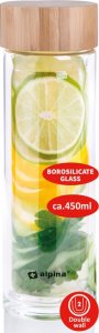 Alpina Alpina - Butelka termiczna ze szkła (podwójne ścianki) 450 ml 8