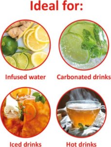 Alpina Alpina - Butelka termiczna ze szkła (podwójne ścianki) 450 ml 10