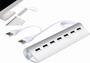 HUB USB Zenwire 7x portowy HUB USB 2.0 aluminiowy 1x7 rozgałęźnik 1