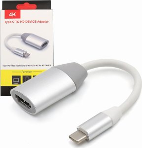 Adapter USB Co2 Przejściówka z USB 3.1 typ C na HDMI 4K kabel 1