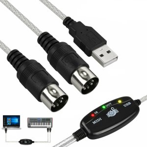 Adapter USB DNA MIDI IN - MIDI OUT USB Adapter 5 DIN INTERFEJS 1