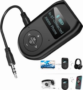 Adapter bluetooth Joyroom Transmiter Nadajnik Odbiornik Bluetooth 5.0 AUX RCA zestaw głośnomówiący 1