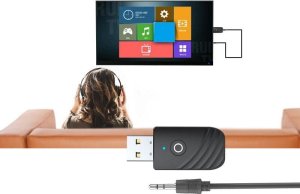 Adapter bluetooth Joyroom Transmiter Odbiornik Nadajnik Bluetooth 5.0 + EDR AUX JACK 3,5mm 3w1 SY319 6