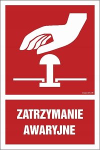 Mój dom Zatrzymanie Awaryjne - Znak Ppoż 15X22 Świecący Libres Polska Sp Gi012_150X225_Ps 5904937229624 1