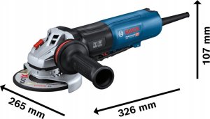 Szlifierka Bosch BOSCH ANGLE GRINDER 1700W/GWS 17-125 INOX 1,900 - 7,800 rpm 12