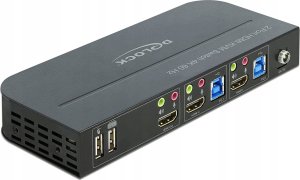 Przełącznik Delock DeLOCK Switch HDMI KVM 4K 60Hz w. USB 3.0 + A - 11481 1