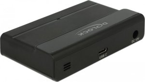 System przekazu sygnału AV Delock DeLOCK External USB 3.2 Gen 2 4 PortHub 10Gbps, USB Hub (black) 2